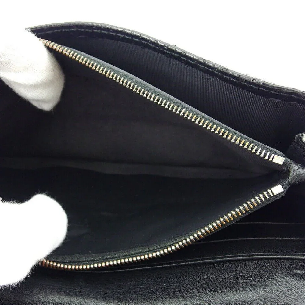 GUCCI Long Wallet Python Python Leather Authentic - Picture 6 of 11